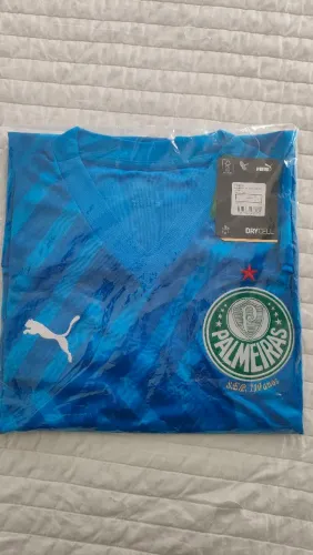 Camisa de goleiro azul Palmeiras torcedor - Oficial temporada 2024/25