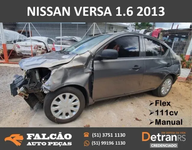 PEÇAS EM GERAL NISSAN VERSA 1.6 FLEX 2013