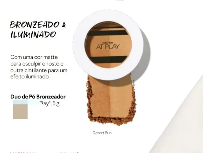 Duo de Pó Bronzeador & Iluminador 5 g At Play Mary Kay