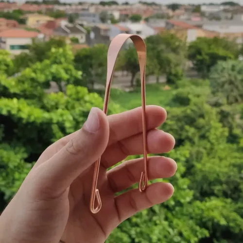 Raspador de Língua em Cobre - Novo