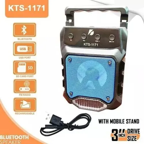 Caixa de Som Bluetooth KTS-1171 - 3 Polegadas
