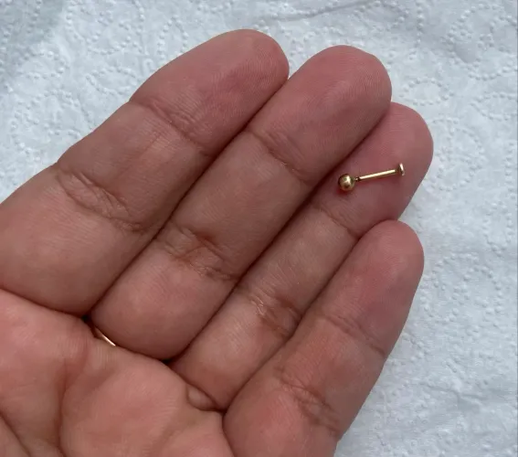Piercing ouro 18k