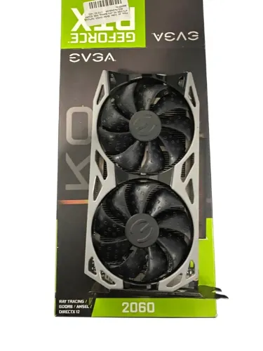 laca de Vídeo EVGA GeForce RTX 2060 KO Ultra 6GB - Perfeito Estado (Na Caixa)
