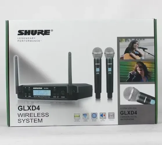 Microfone sem fio Shure GLDX4 - Novo