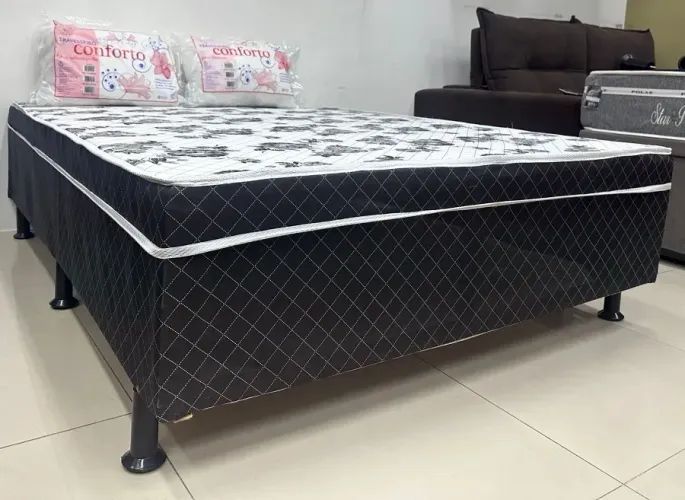 Cama Box Conjugado Casal 138x188x053 Ortopédico / pronta entrega