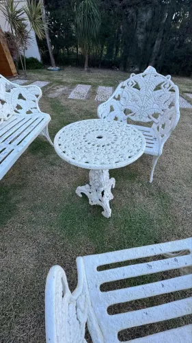 Conjunto de mesa de jardim
