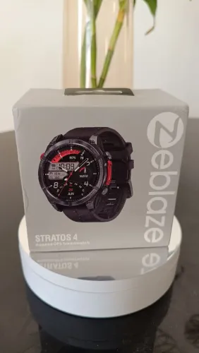 Smartwatch Zeblaze STRATOS 4 GPS conecta com STRAVA. NOVO ?