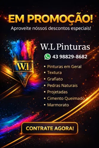Pintura em geral grafiato, marmorato, cimento queimado, projetadas, pedras naturais