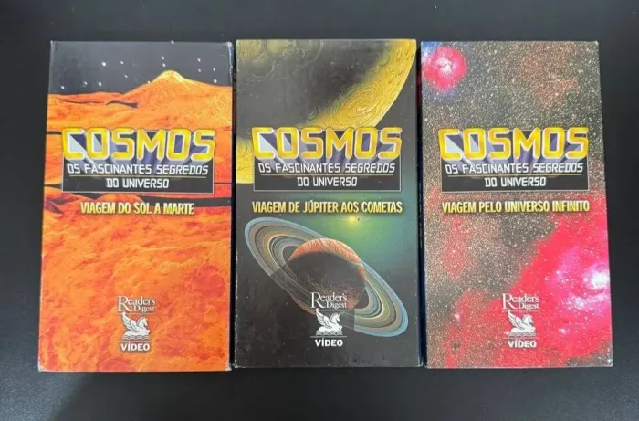 LOTE VHS COSMOS ? OS FASCINANTES SEGREDOS DO UNIVERSO