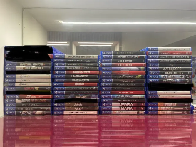 Lote 54 jogos ps4 preço de revenda