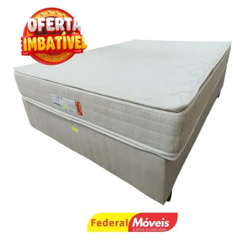 Cama Box Casal Colchão e Base Separados 1,38m - Mega Oferta Especial!