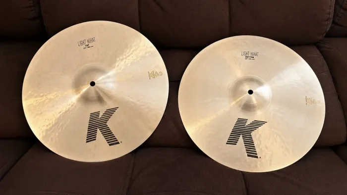 Zildjian K Light Hi-Hat 15? - ZERO | Sem uso | Top 1045g / Bottom 1127g