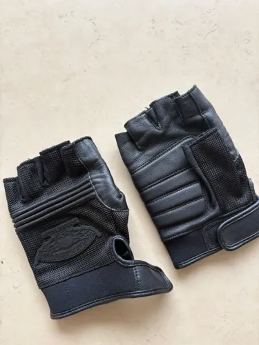Luva Meio Dedo preta HARLEY-DAVIDSON ORIGINAL 