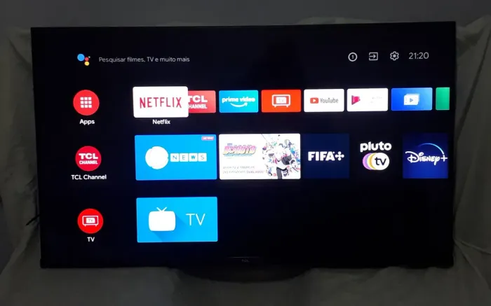 VENDO TV SMART TCL 43' ANDROID COM COMANDO DE VOZ