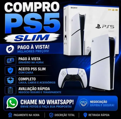 Pego ps5 a vista!