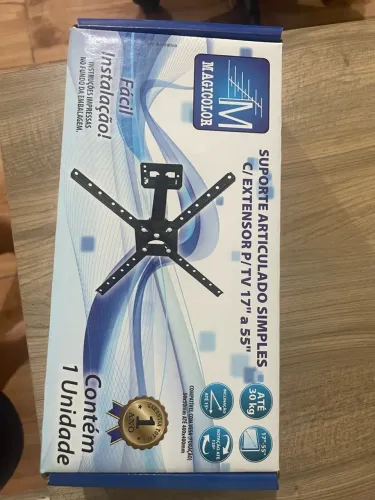 Suporte articulado simples c/extintor p/TV 17? a 55?