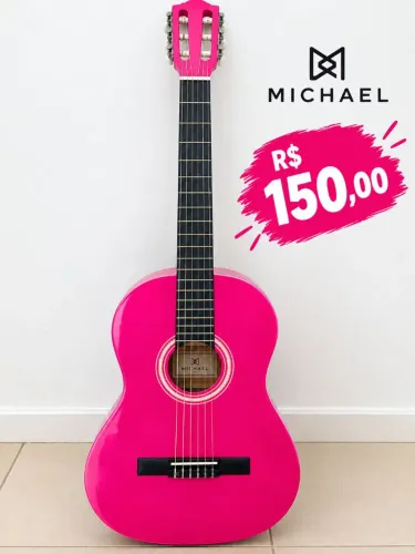 Violão (Michael) rosa