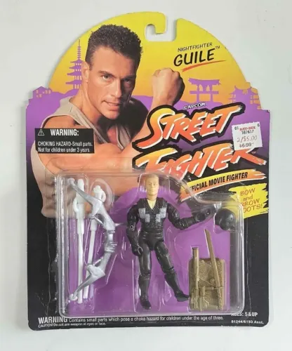 Street Fighter Nightfighter Guile Hasbro 1994 Van Damme Vintage Lacrado