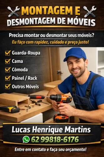 MONTAGEM E DESMONTAGEM DE MÓVEIS