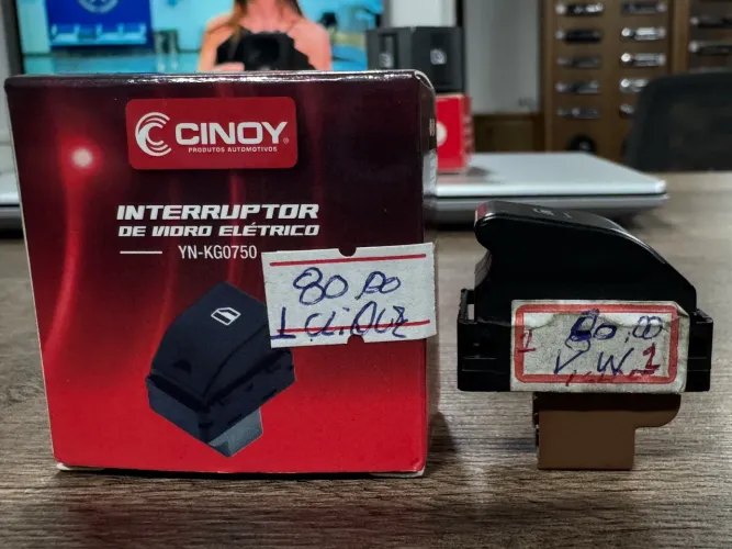 Botão novo 1 click para gol Fox Parati voyage na oferta só 40,00