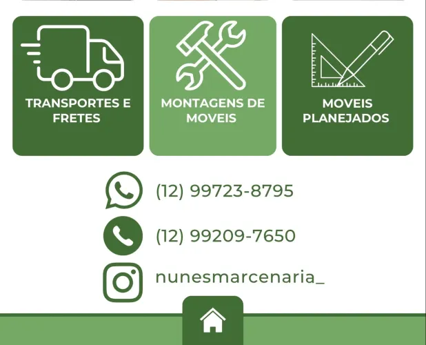 Fretes, montagem e reparo de móveis 