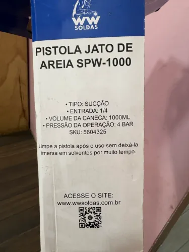 Pistola A Jato de Areia