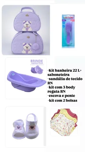 Kit acessórios para bebê
