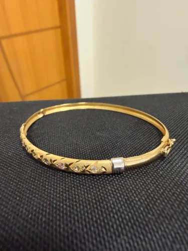 Bracelete de Ouro 18K, 5.5g / Garantia/ Loja Física