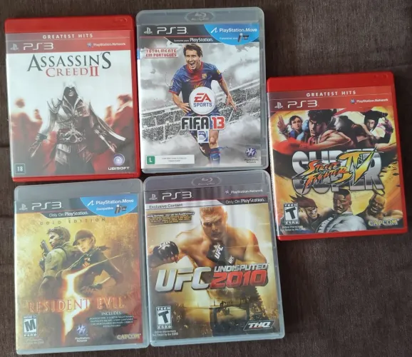 5 jogos de Playstation 3 