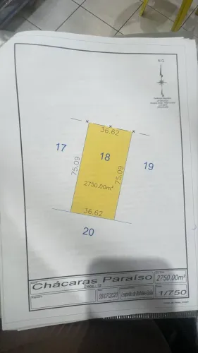 Lote de chácara Condomínio paraíso