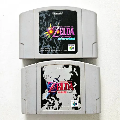 Lote zelda ocarina of time + Majoras Mask Nintendo 64 n64 japonês