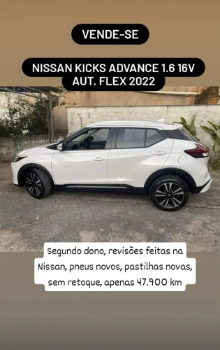 Nissan Kicks Advance 1.6 16V Flex AUT 2022