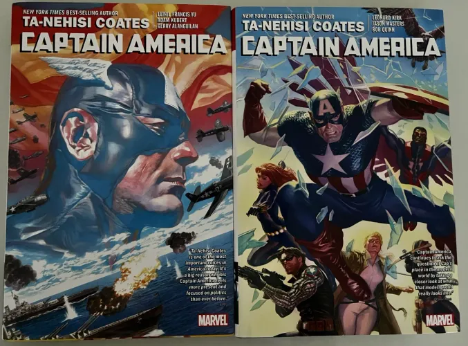 [MARVEL] Captain America by Ta-Nehisi Coates # 1-2 Oversized HC  *SÉRIE COMPLETA*