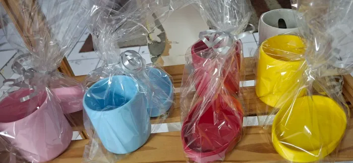 Kit saboneteira e porta escova elegante