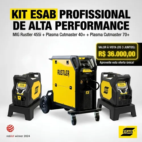 Kit Esab Rustler 455i + Cutmaster 40 + Cutmaster 70