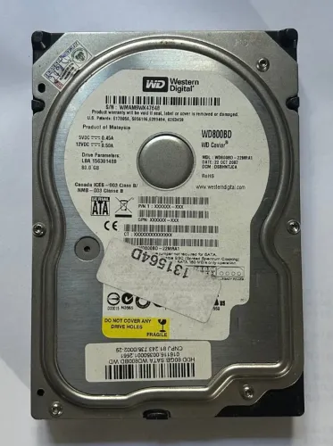 Disco Rígido Western Digital 80GB para Desktop