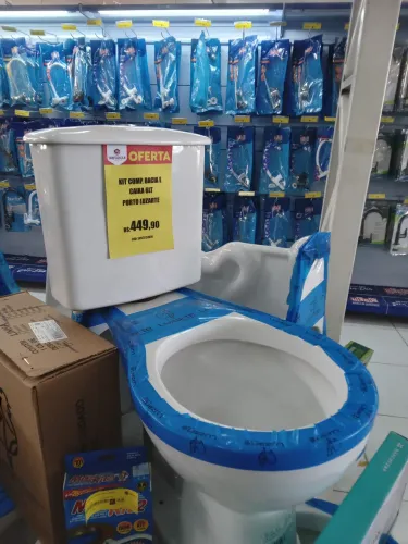Bacia e caixa 6L PORTO LUZARTE por apenas 449,90