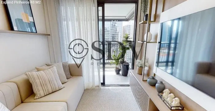 PRONTO PARA MORAR! Apartamento - 48,71m² - 1 suíte e 2 vagas - mobiliado - à venda em Pinh