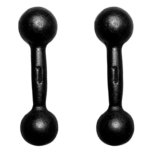 Halter bola de ferro 1kg par - R$ 20