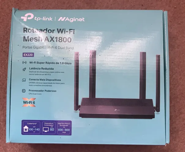 O Roteador TP-Link EX220 BR AX1800 