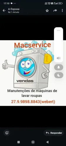 Diversas Máquinas de lavar roupas.