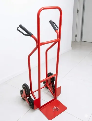 Carrinho transporte De Carga Reforçado Sobe Escada 6 Rodas Até 150kg Pouco Uso