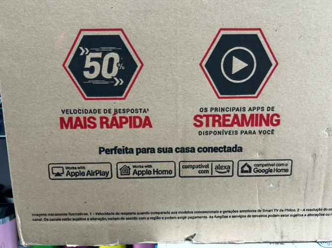 Smartv Philco Roku nova lacrada