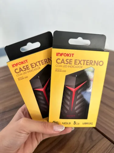 CASE EXTERNO COM LED INDICADOR