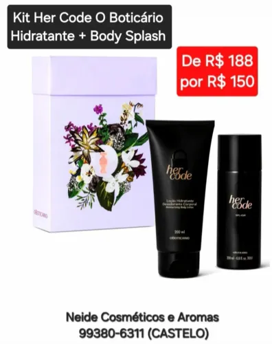 Kit Her Code O Boticário