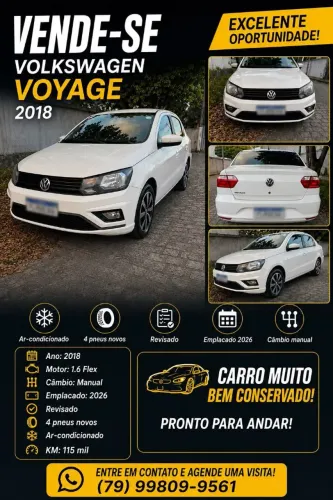 Volkswagen Voyage 1.6 MSI Flex 8V 4P 2019