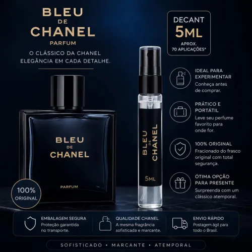 Bleu de Chanel Parfum - Decant 5ml Original
