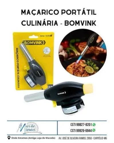 MAÇARICO PORTÁTIL CULINÁRIA