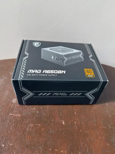 Fonte MSI MAG A650BN 650W 80 Plus Bronze Excelente Estado