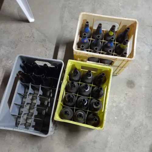 Engradados de cerveja